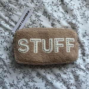 NWT Stoney Clover Lane Hazelnut Cozy Stuff Small Pouch